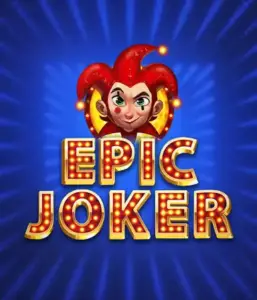 Step into the vibrant world of Epic Joker slot by Relax Gaming, showcasing a playful joker with a flaming hairstyle amid a sparkling blue background. This image portrays the joy and humor of classic slots, ideal for those who love traditional gameplay, offering a delightful gaming experience.